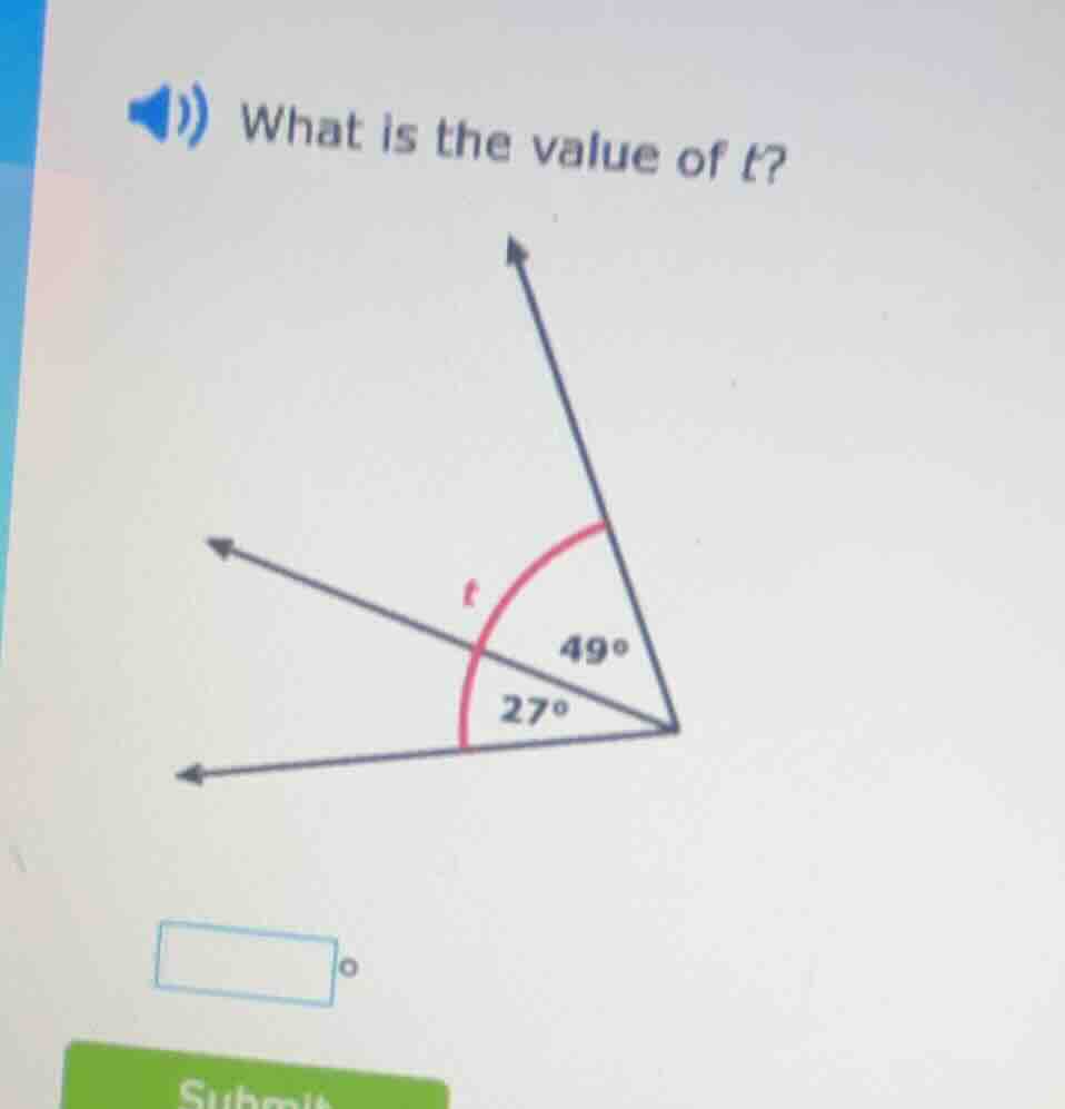 what is the value of t?