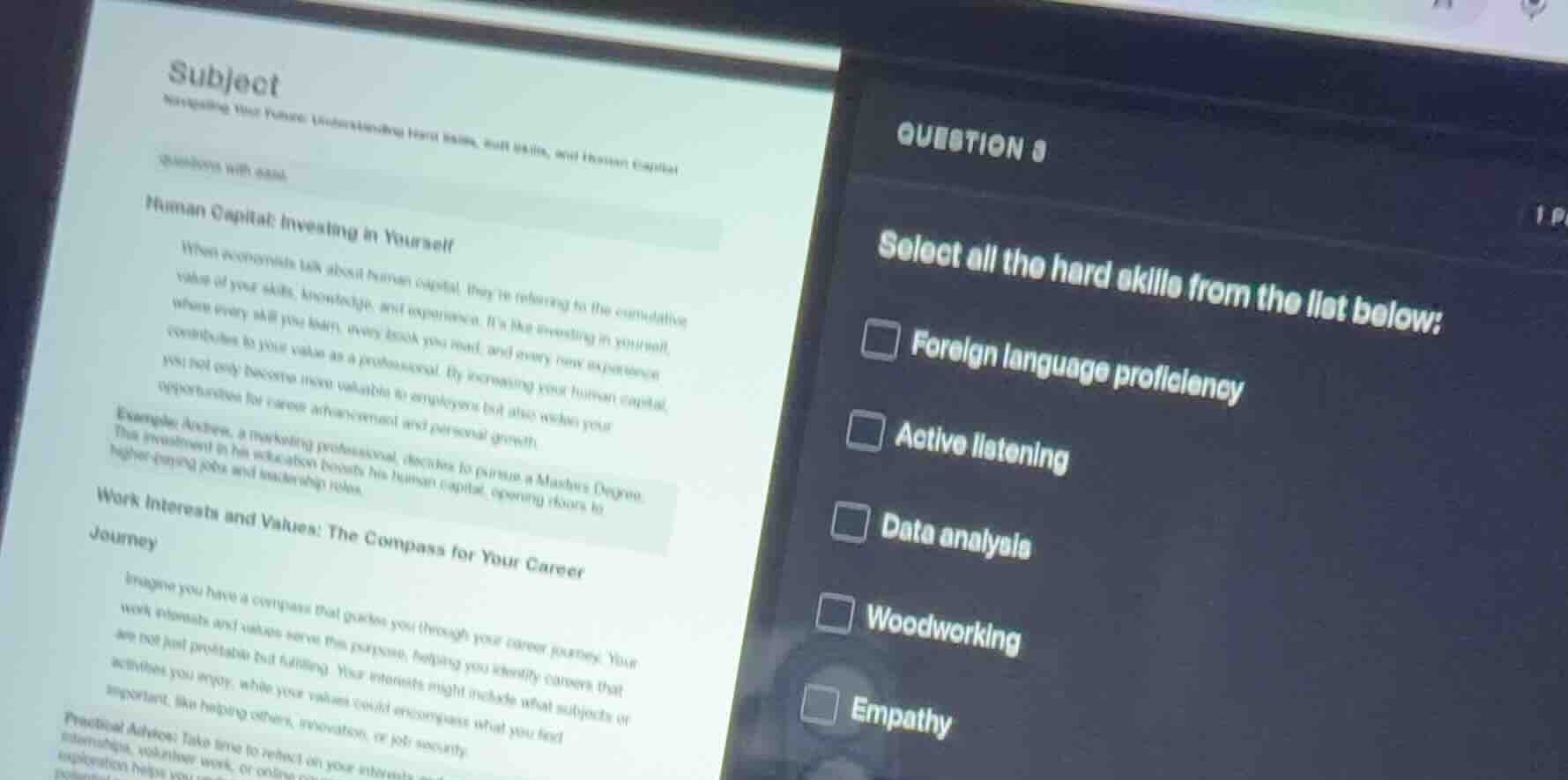 subject navigating your future: understanding hard skills, soft skills,…