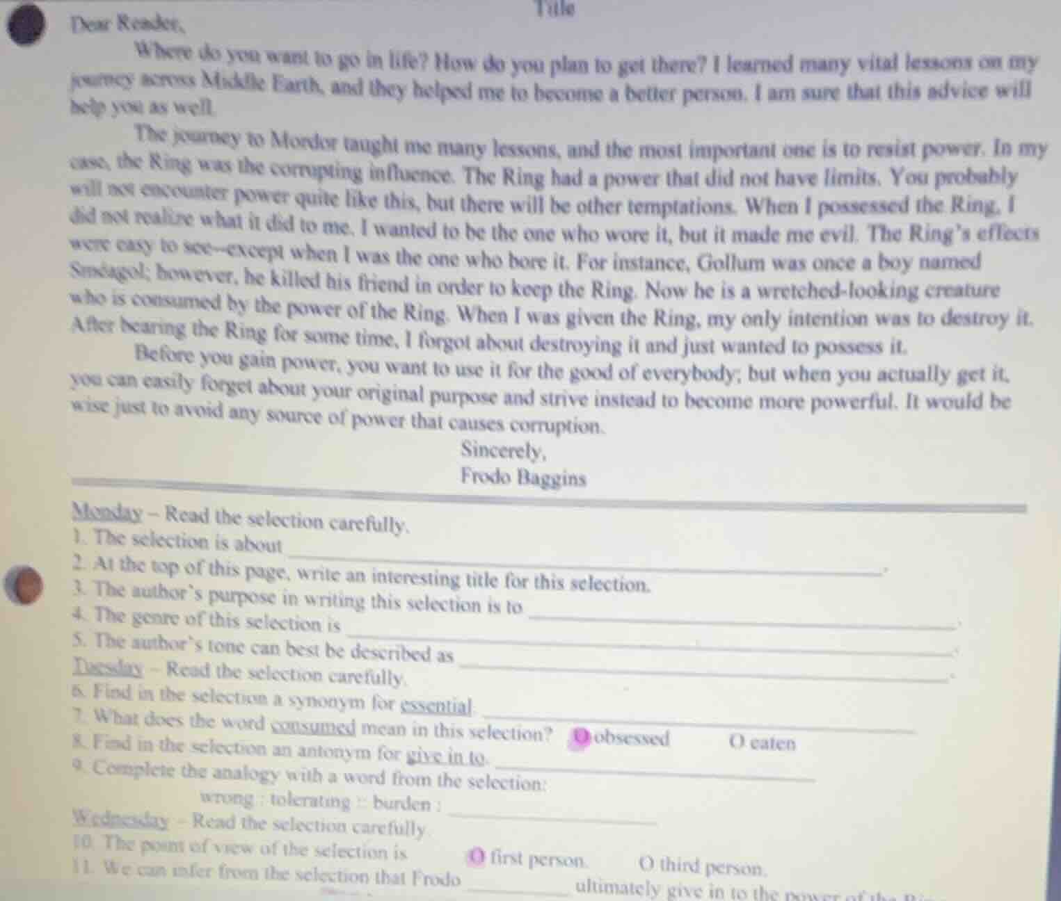 title dear reader, where do you want to go in life? how do you plan to …