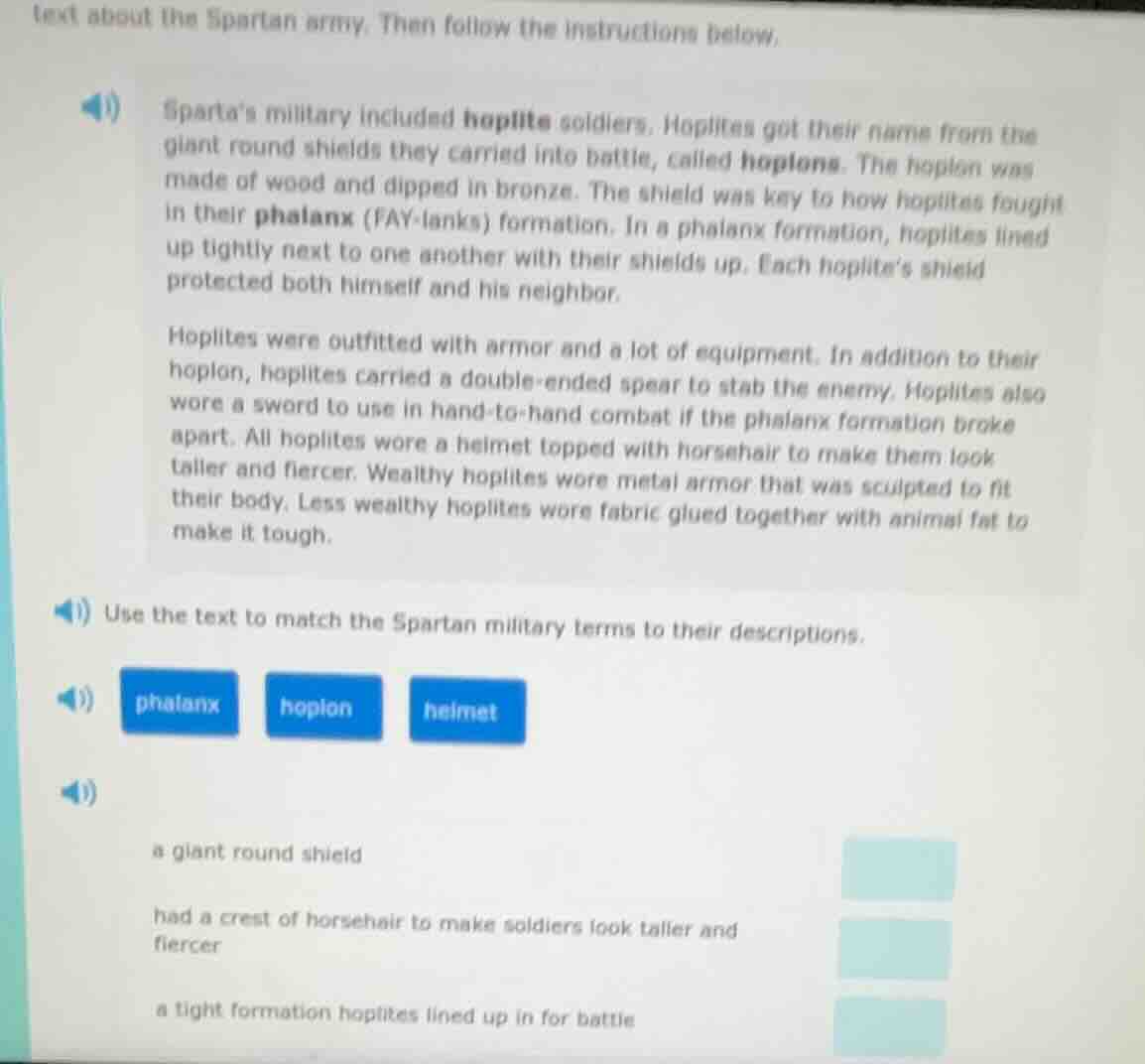 text about the spartan army. then follow the instructions below. 1) spa…