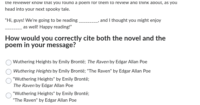 the reviewer know that you round a poem tor them to review and think ab…