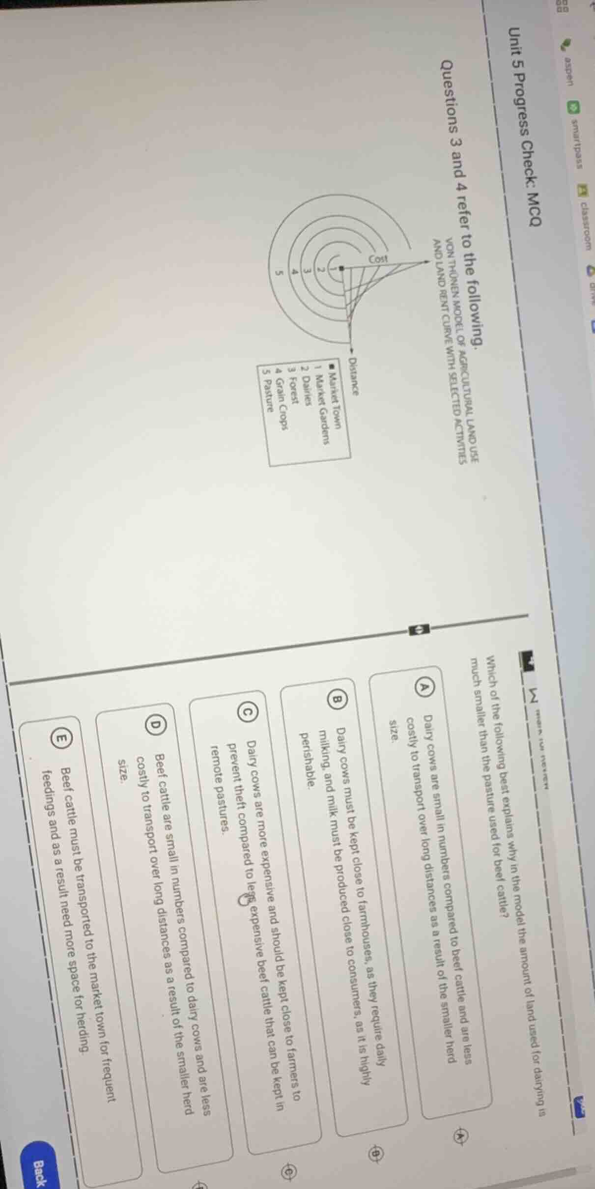unit 5 progress check: mcq questions 3 and 4 refer to the following. vo…