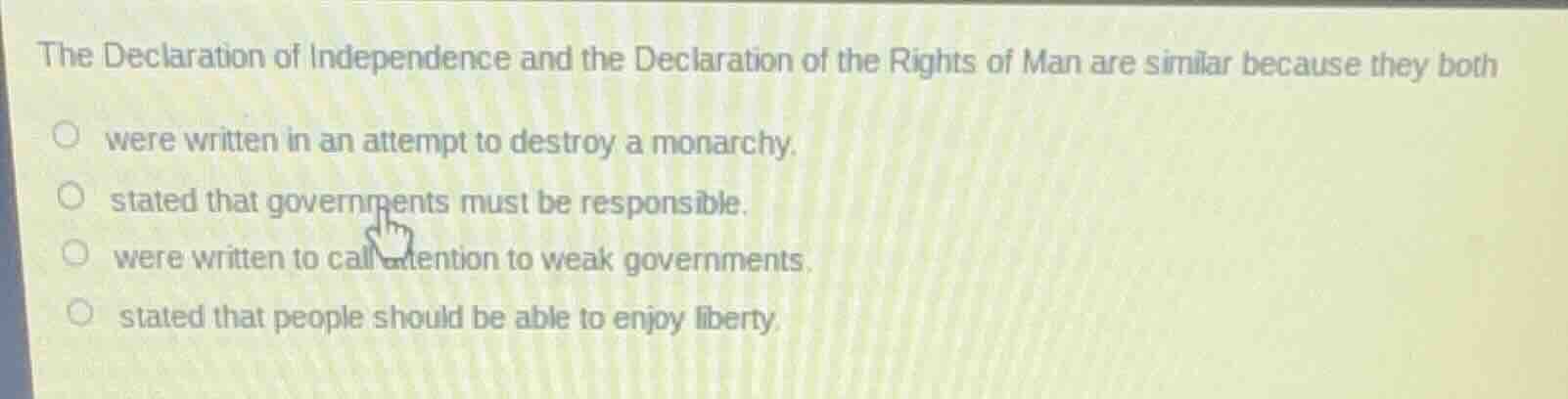 the declaration of independence and the declaration of the rights of ma…