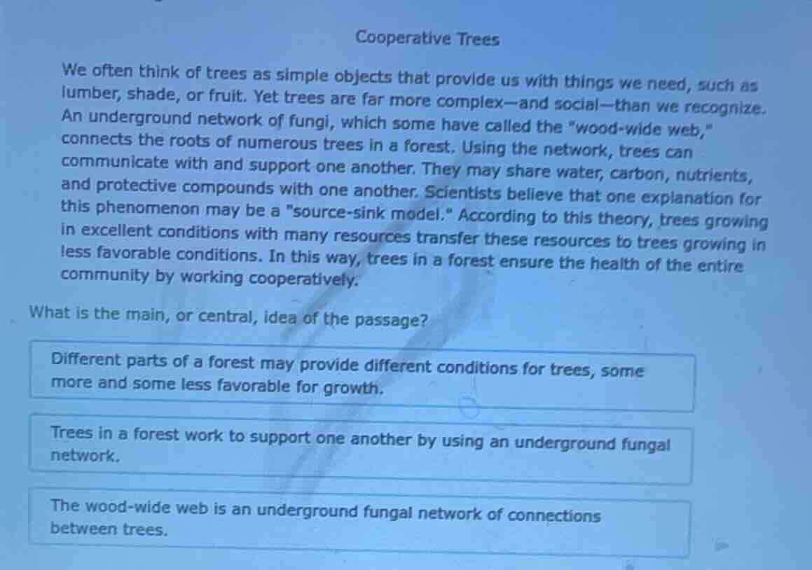 cooperative trees we often think of trees as simple objects that provid…