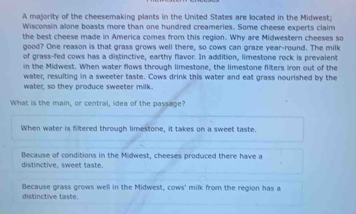 a majority of the cheesemaking plants in the united states are located …