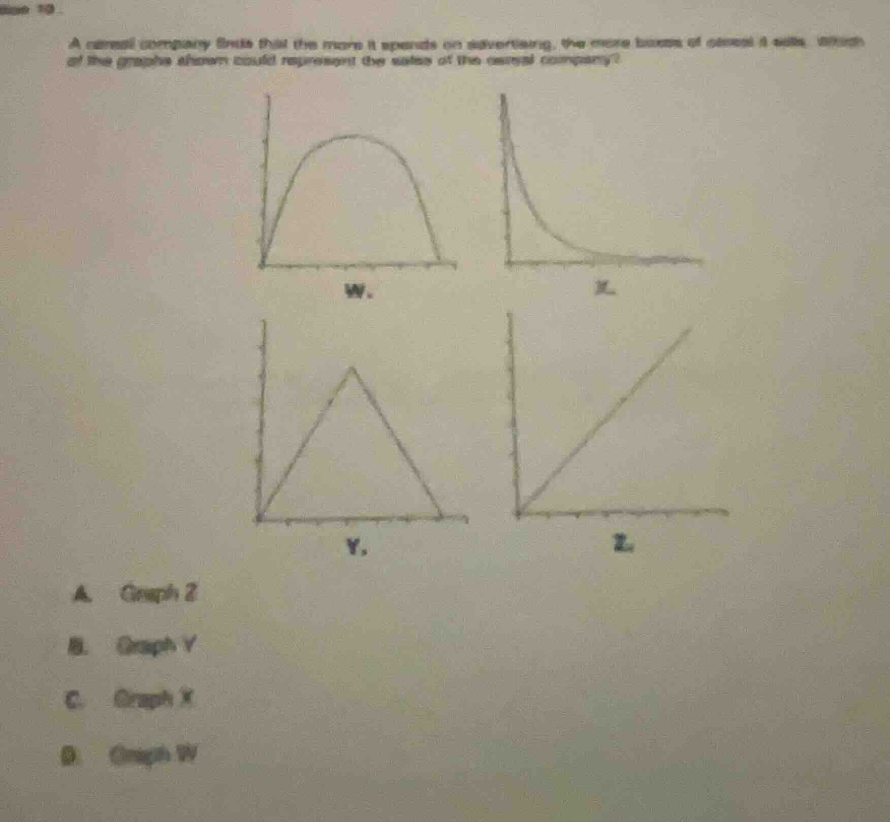 a cereal company finds that the more it spends on advertising, the more…