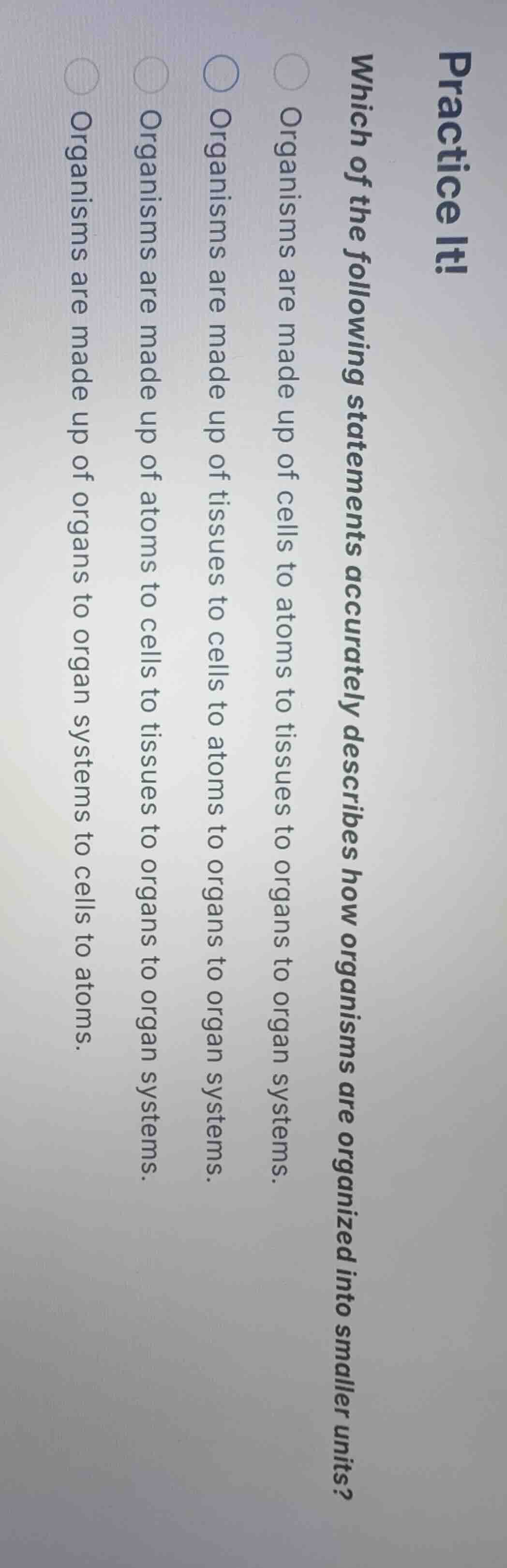 practice it! which of the following statements accurately describes how…