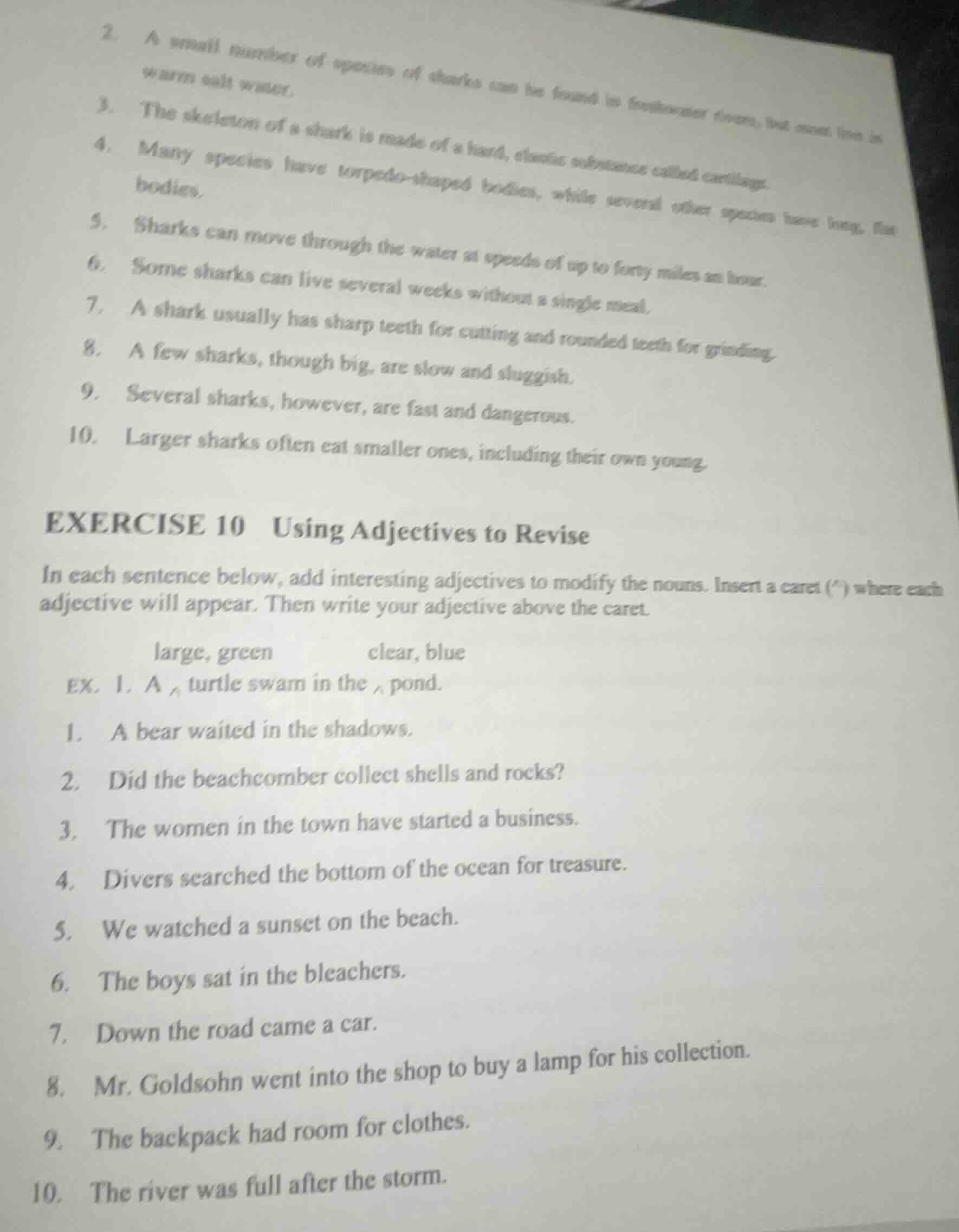 2. a small number of species of sharks can be found in freshwater river…