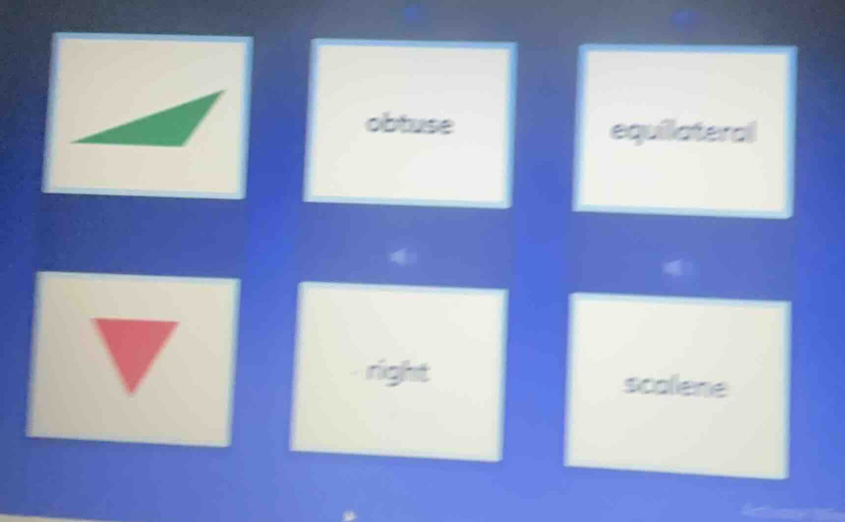 obtuse equilateral right scalene