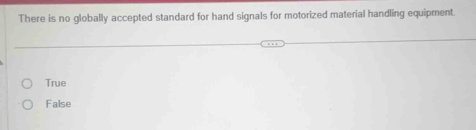 there is no globally accepted standard for hand signals for motorized m…