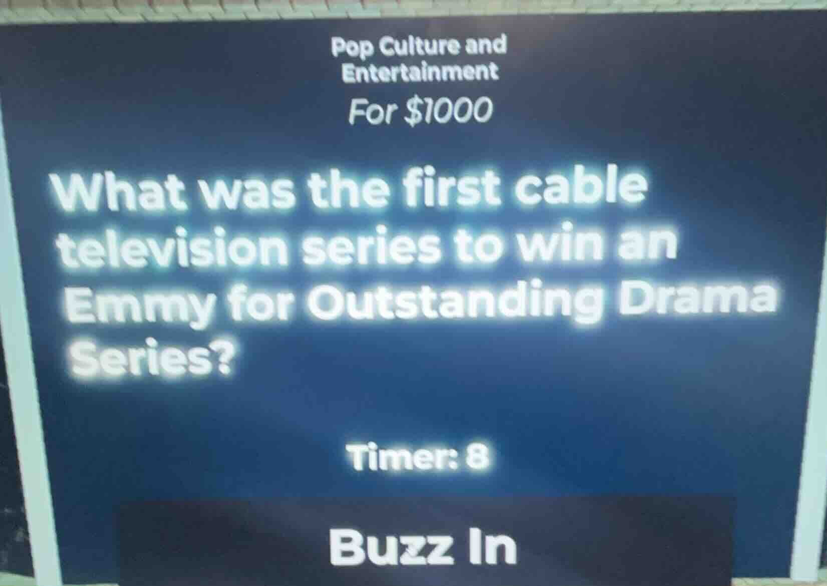 pop culture and entertainment for $1000 what was the first cable televi…