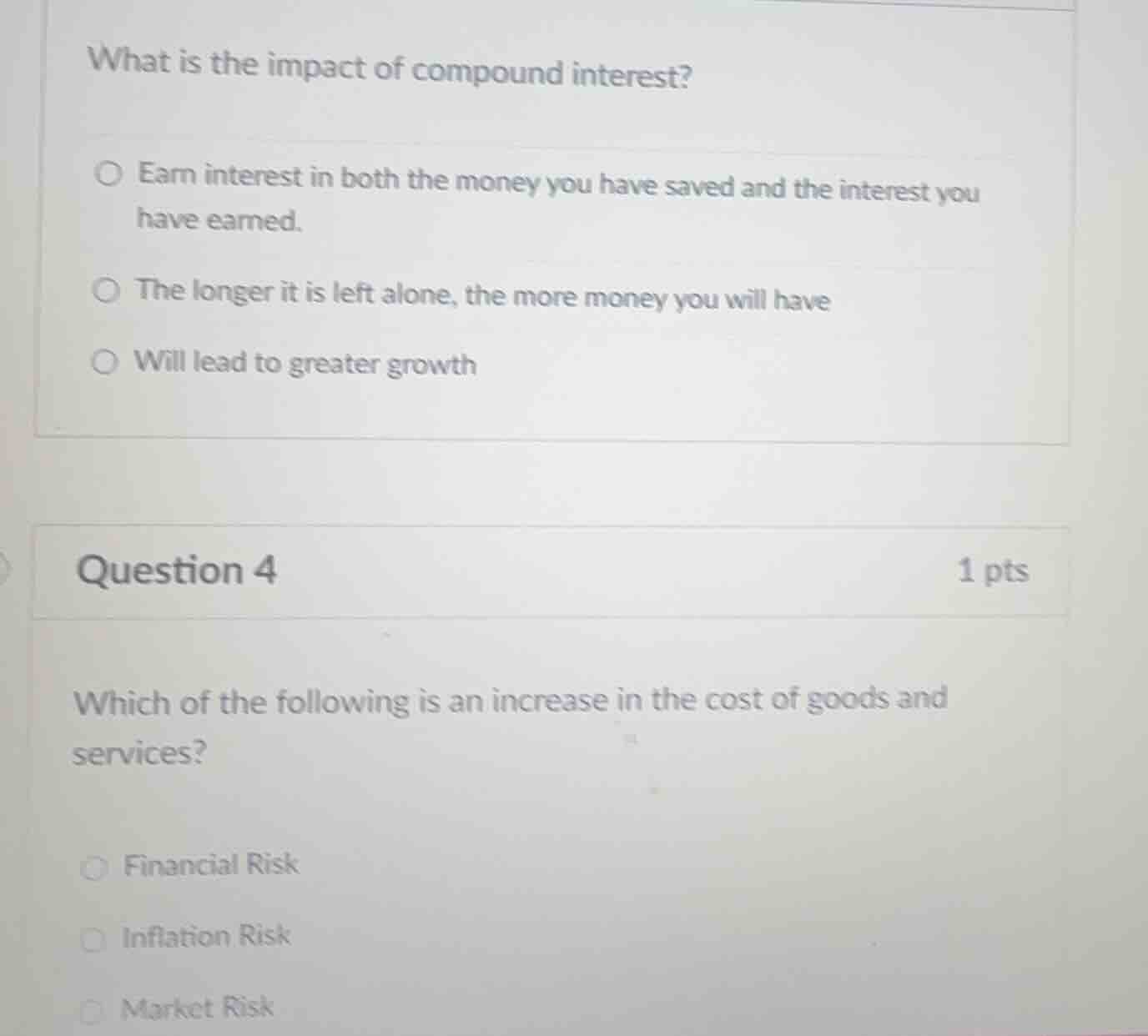 what is the impact of compound interest?○ earn interest in both the mon…