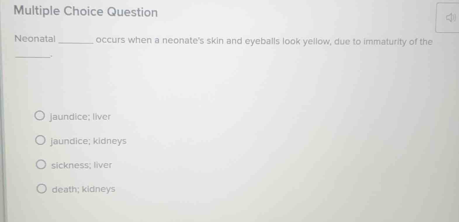 multiple choice question neonatal _______ occurs when a neonates skin a…