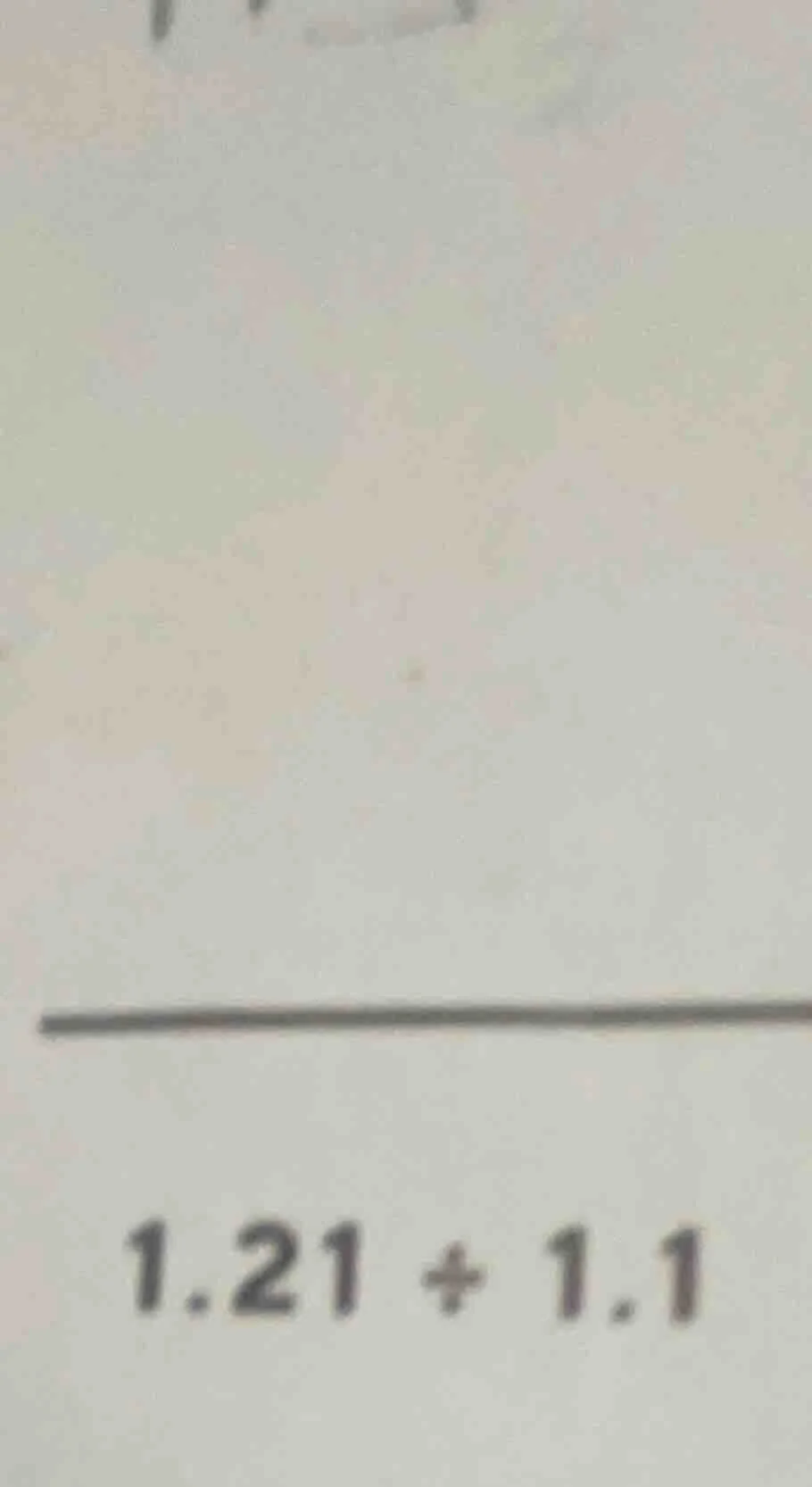 $1.21 div 1.1$