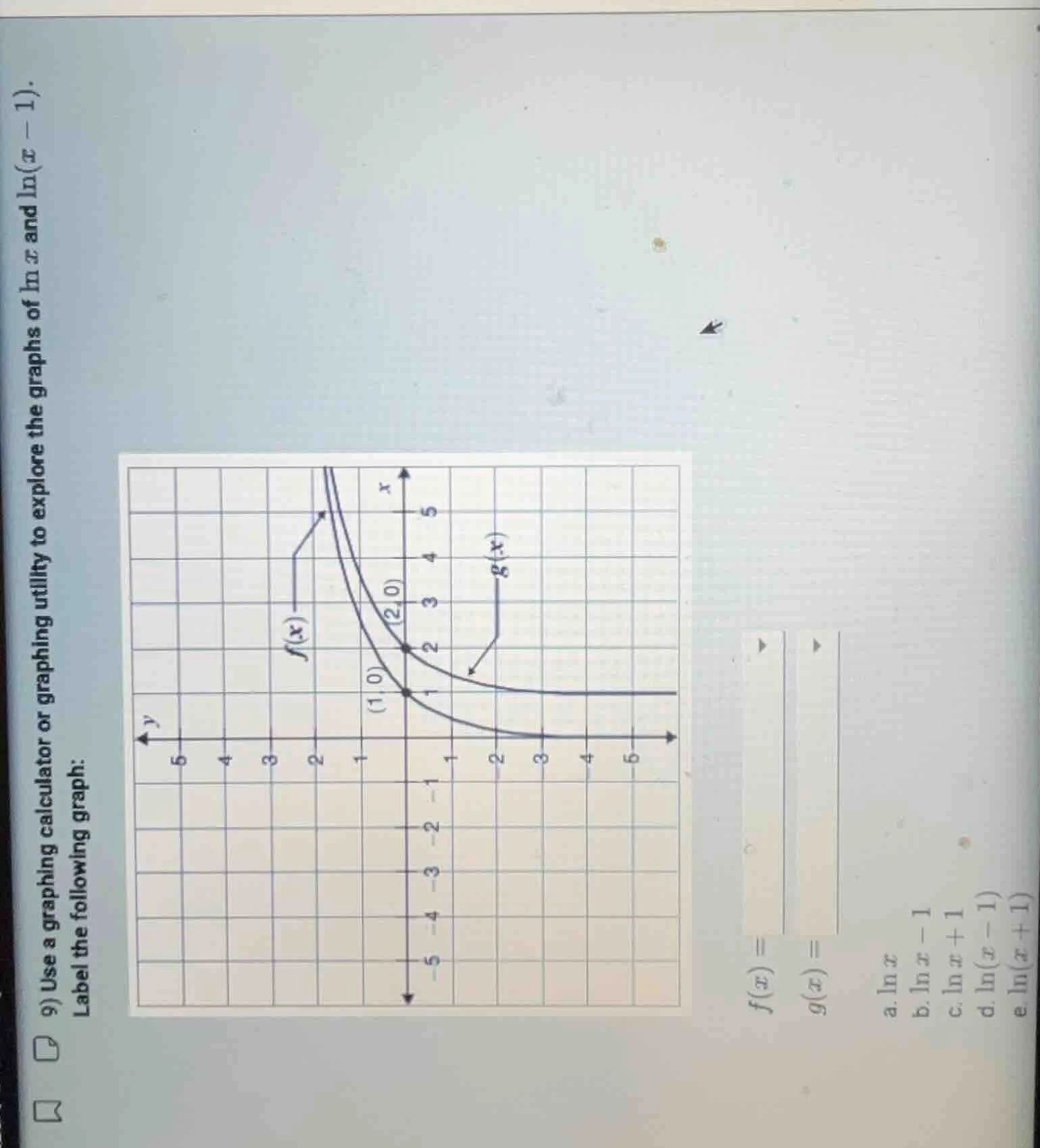 9) use a graphing calculator or graphing utility to explore the graphs …