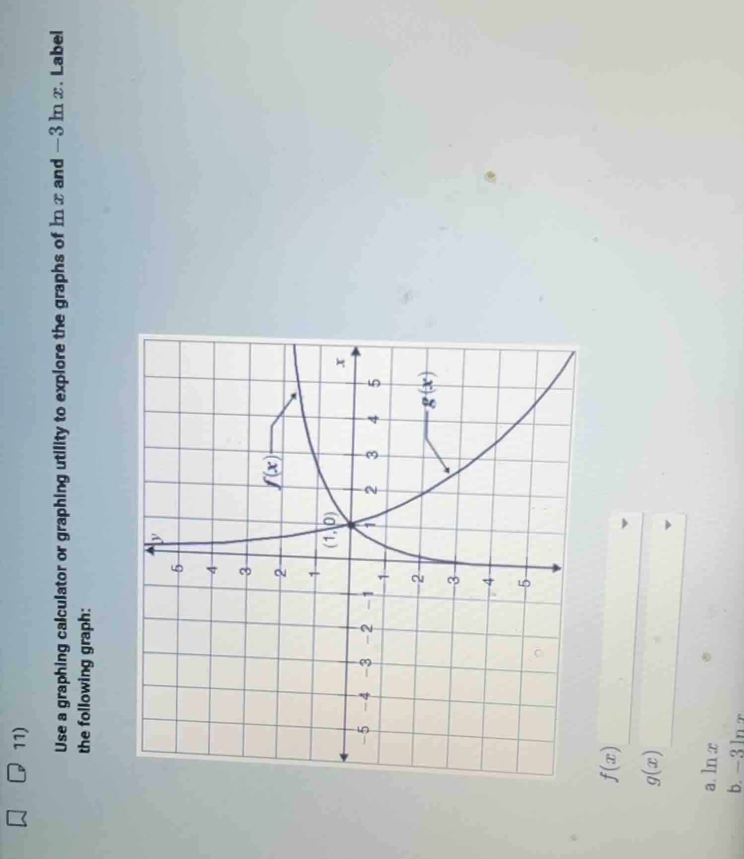 11) use a graphing calculator or graphing utility to explore the graphs…