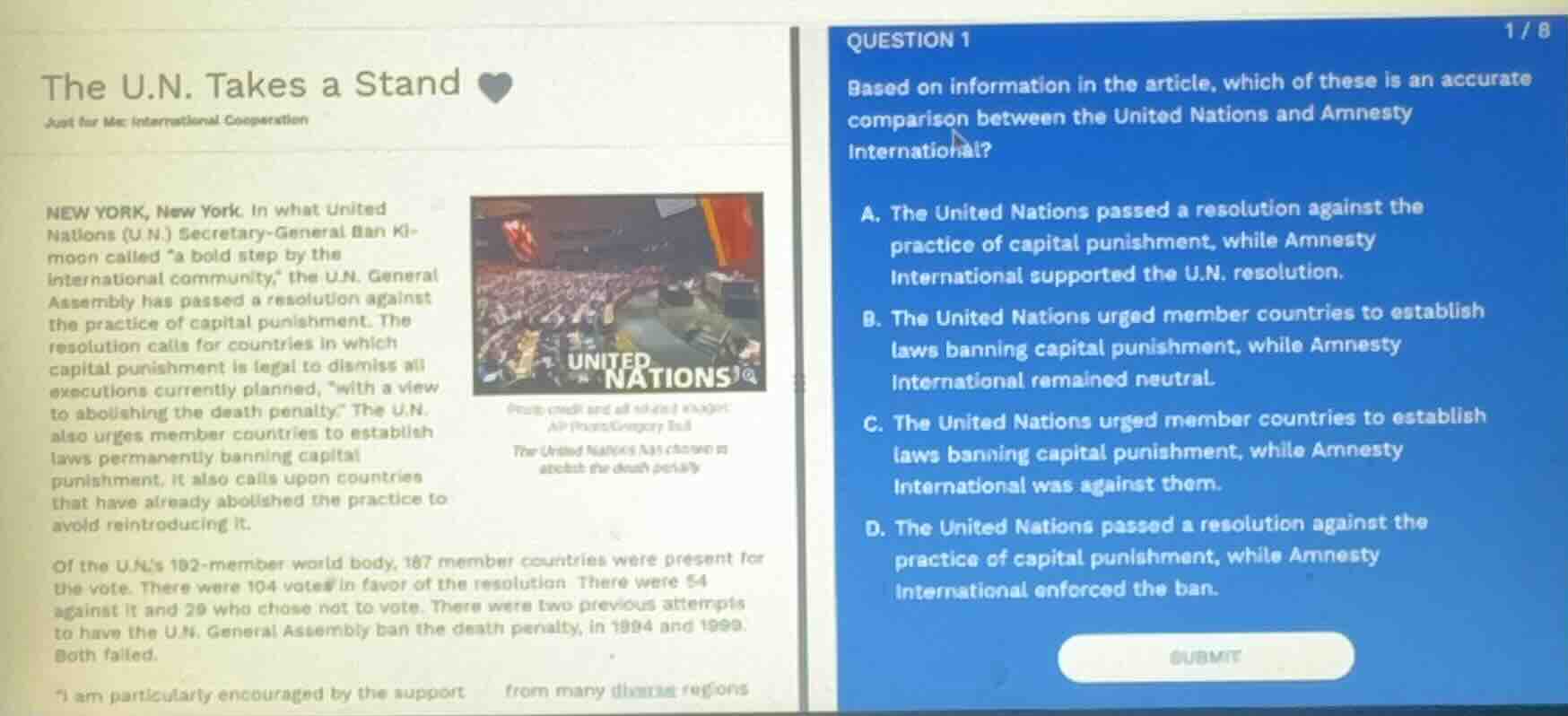 the u.n. takes a stand ❤️just for me: international cooperationnew york…