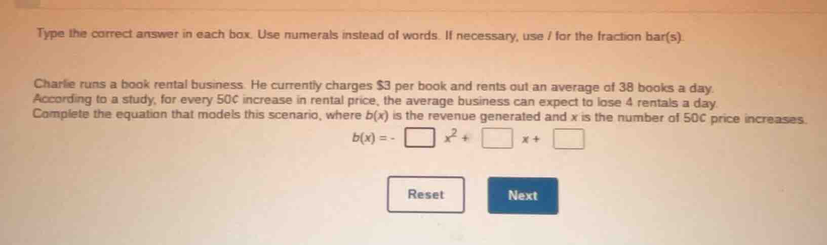 type the correct answer in each box. use numerals instead of words. if …