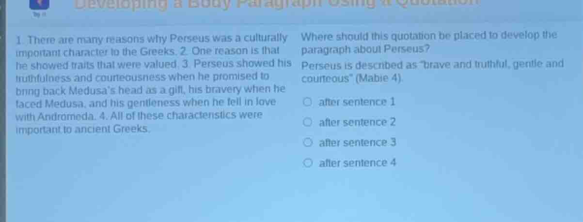 1. there are many reasons why perseus was a culturally important charac…