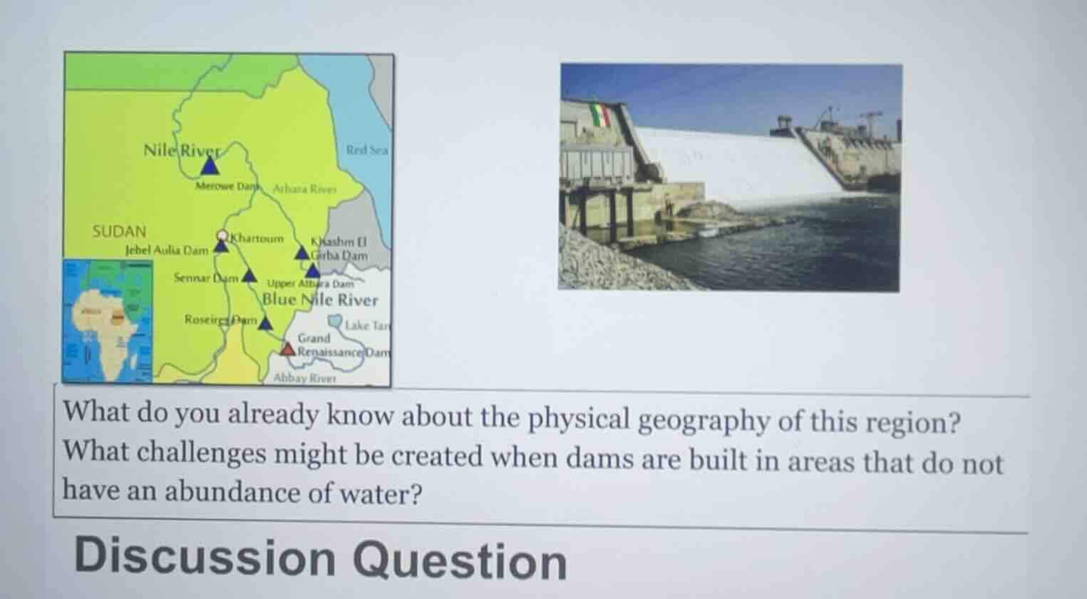 what do you already know about the physical geography of this region?wh…