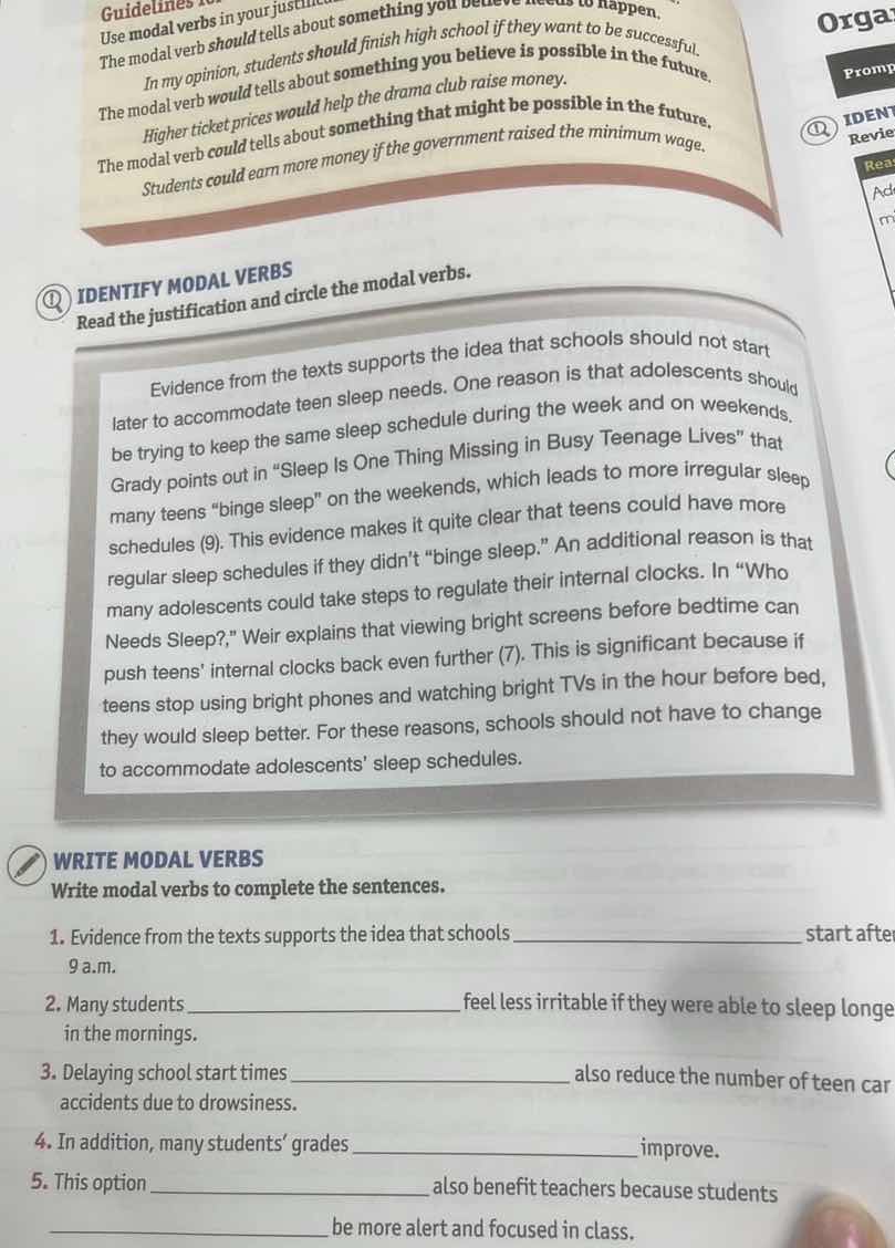 guidelines use modal verbs in your justificat the modal verb should tel…