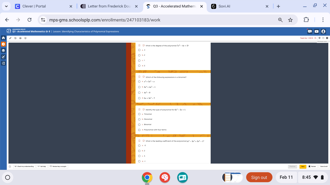 q3 - accelerated mathematics gr 8 | lesson: identifying characteristics…