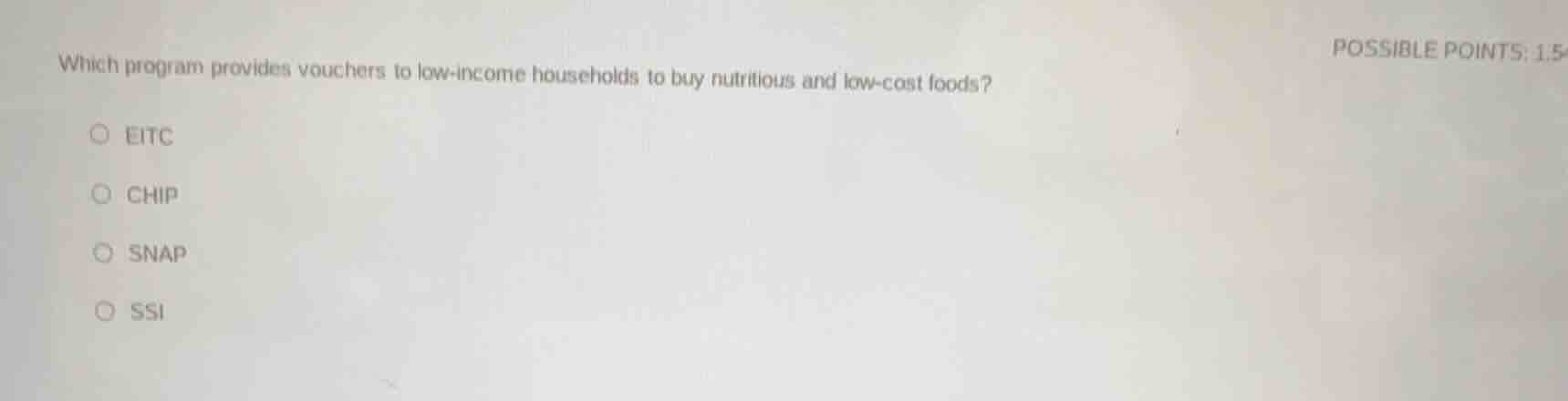 which program provides vouchers to low-income households to buy nutriti…