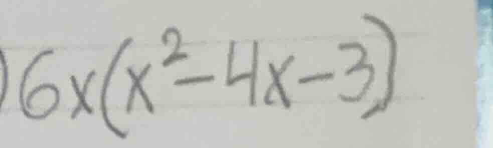 $6x(x^{2}-4x-3)$