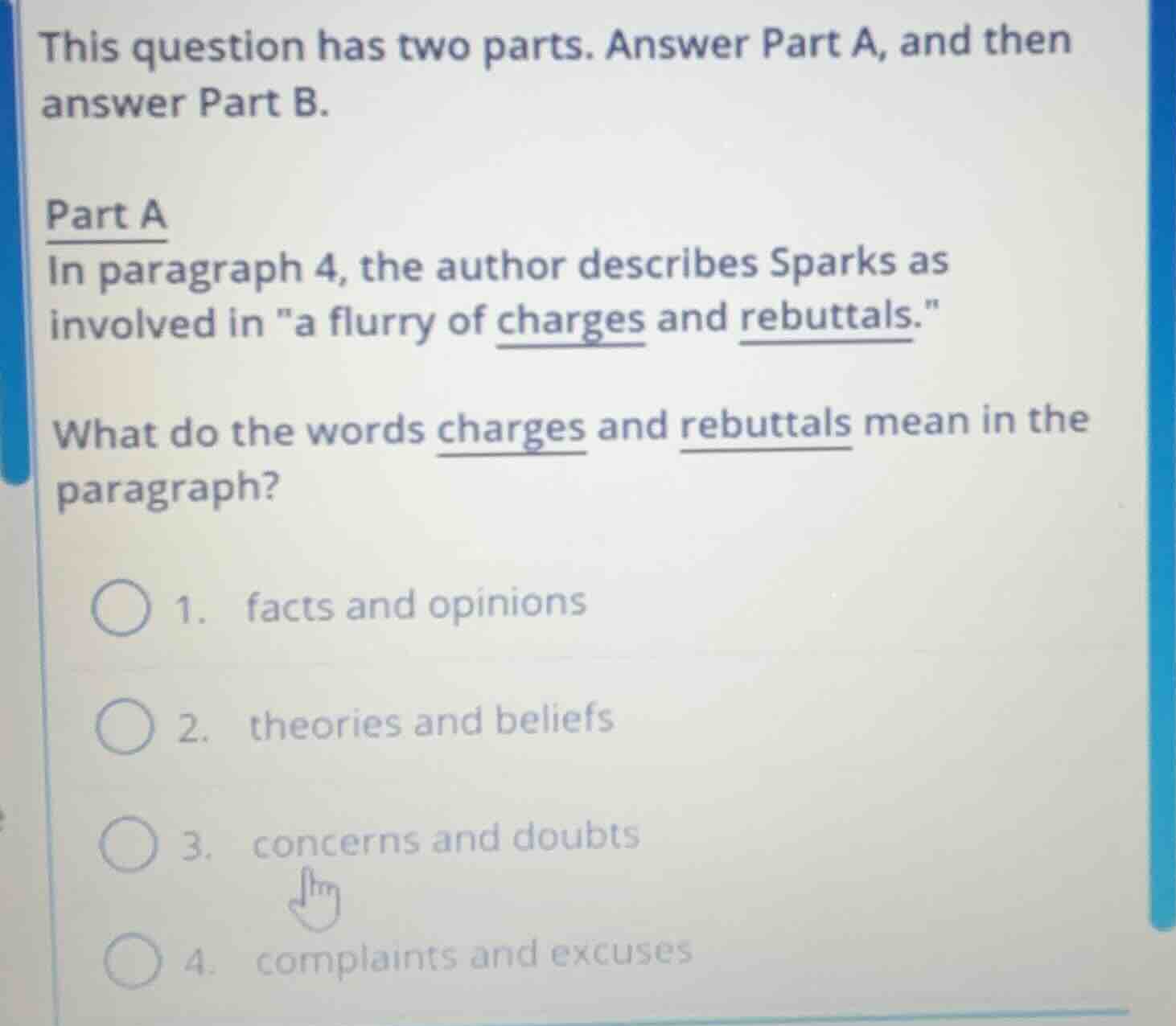 this question has two parts. answer part a, and then answer part b. par…