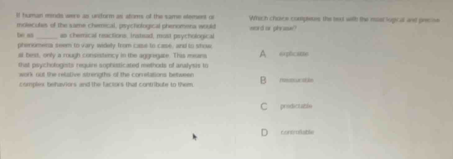 if human minds were as uniform as atoms of the same elements or molecul…