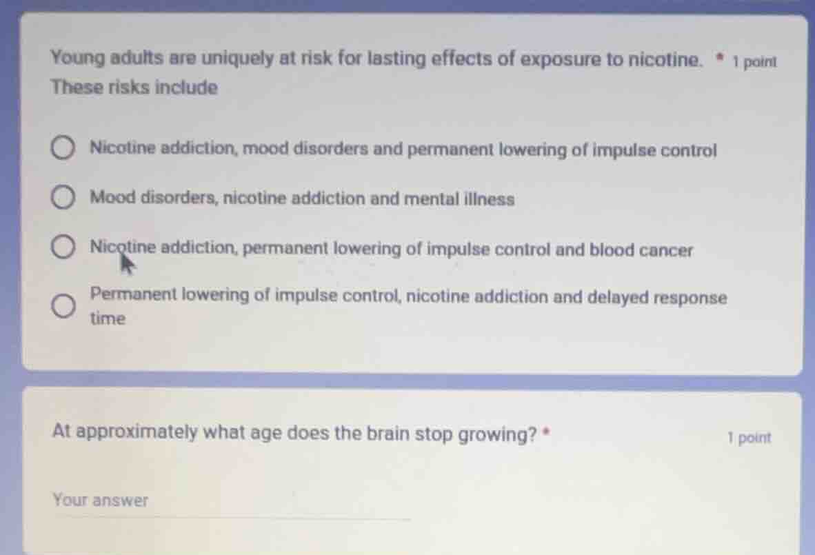young adults are uniquely at risk for lasting effects of exposure to ni…