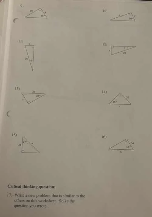 9) 10) 11) 12) 13) 14) 15) 16) critical thinking question: 17) write a …