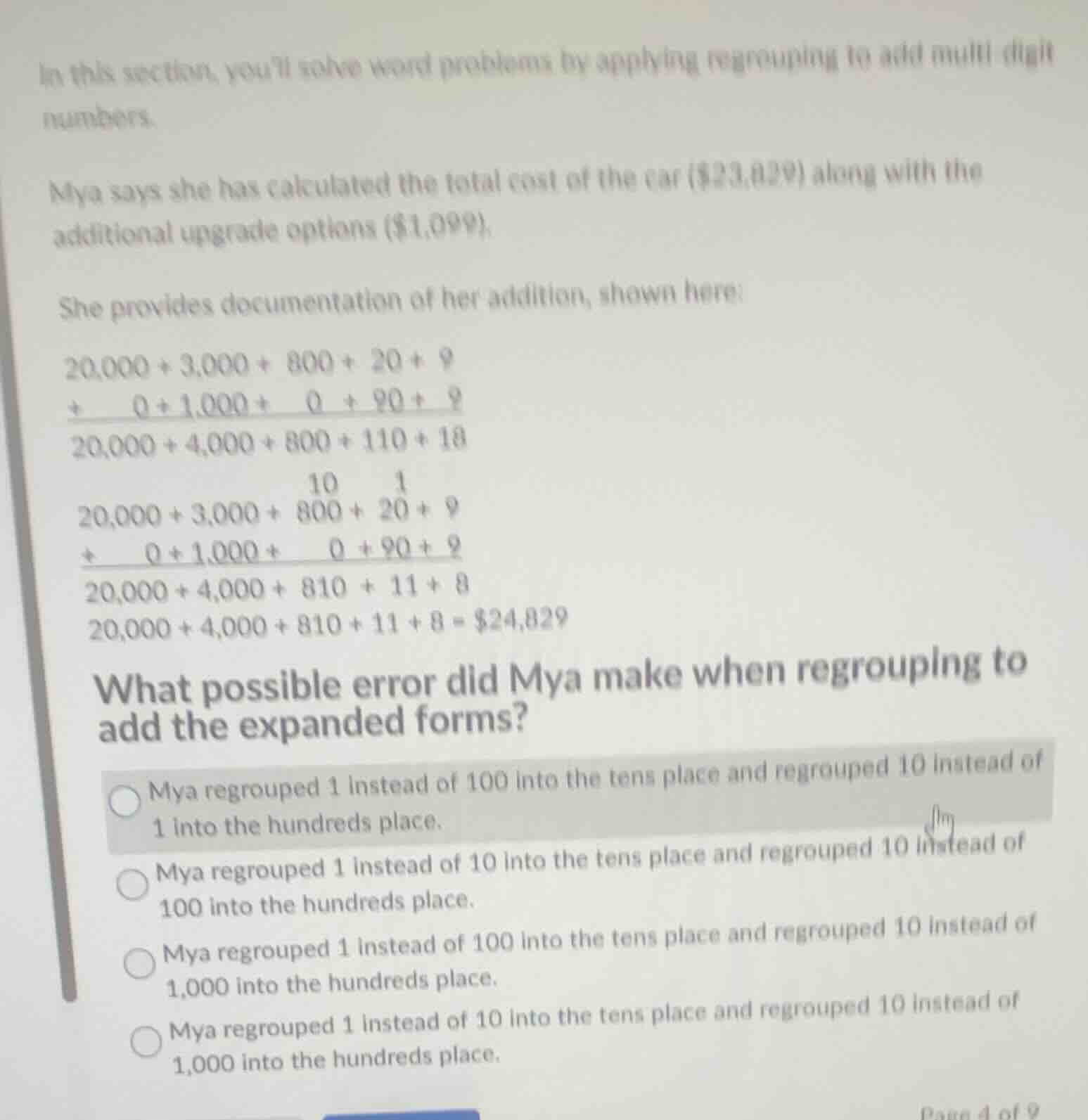 in this section, youll solve word problems by applying regrouping to ad…