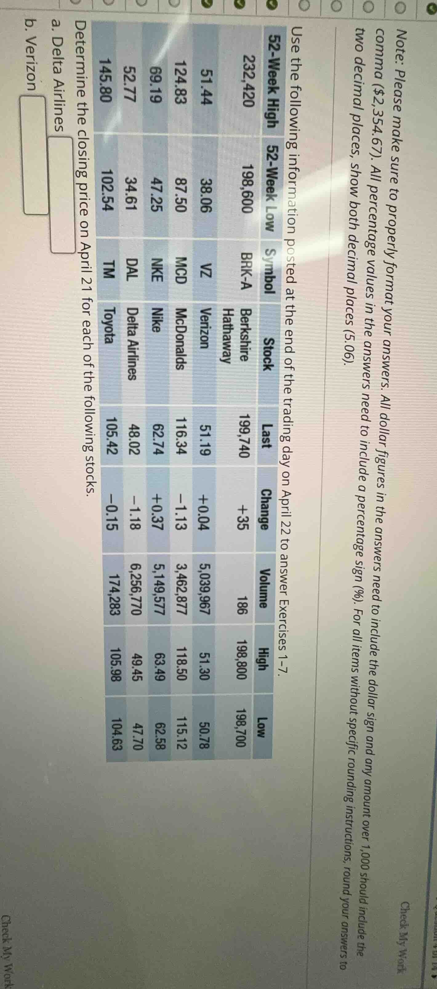 note: please make sure to properly format your answers. all dollar figu…