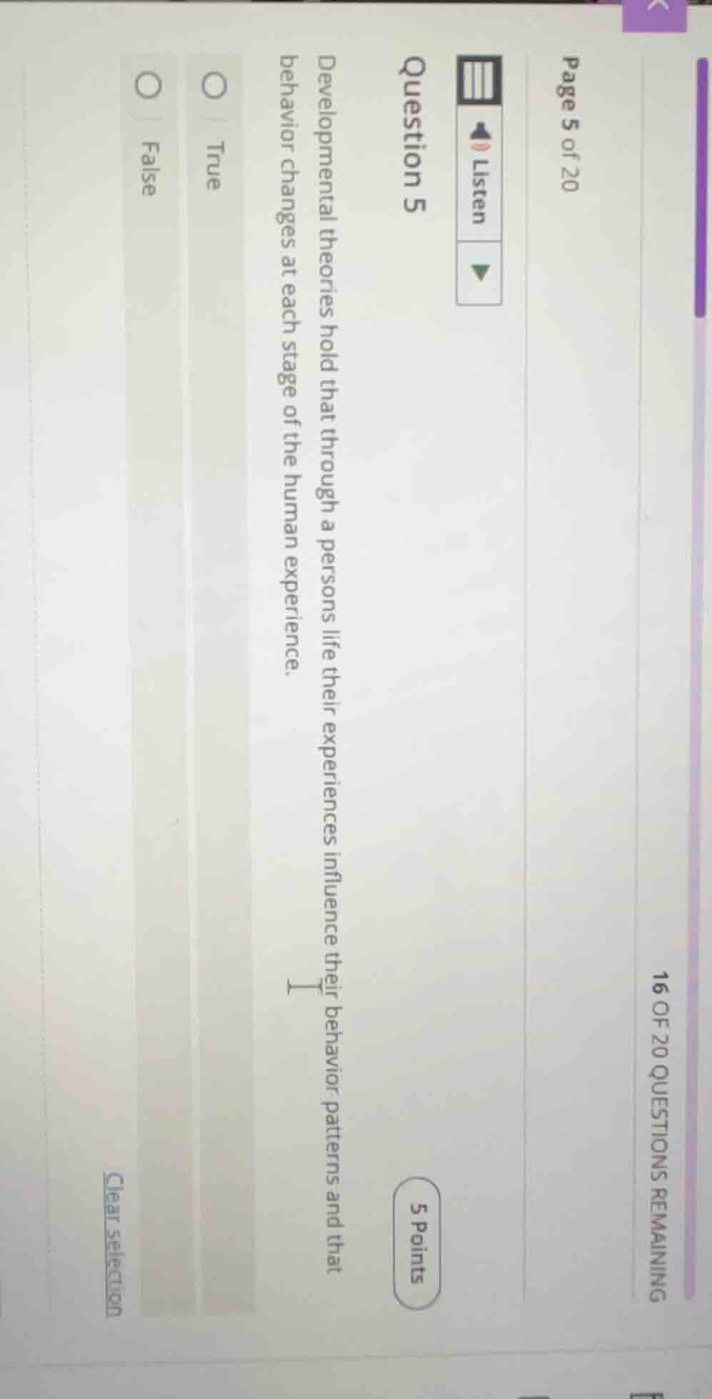 page 5 of 20 16 of 20 questions remaining question 5 5 points listen de…