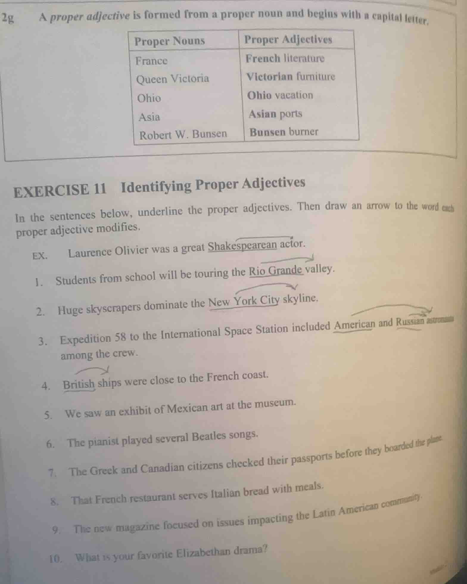 2g a proper adjective is formed from a proper noun and begins with a ca…