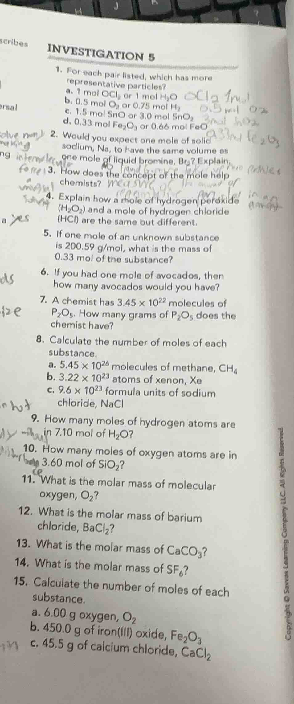 investigation 51. for each pair listed, which has more representative p…