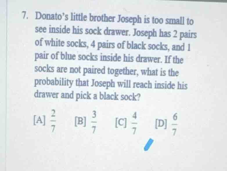 7. donatos little brother joseph is too small to see inside his sock dr…