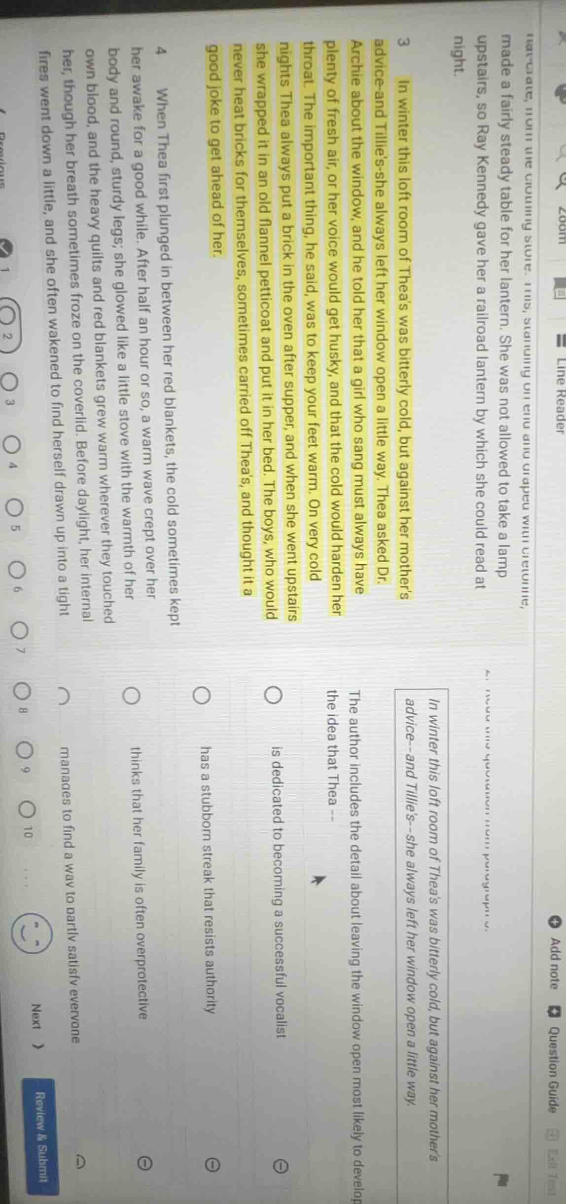 made a fairly steady table for her lantern. she was not allowed to take…