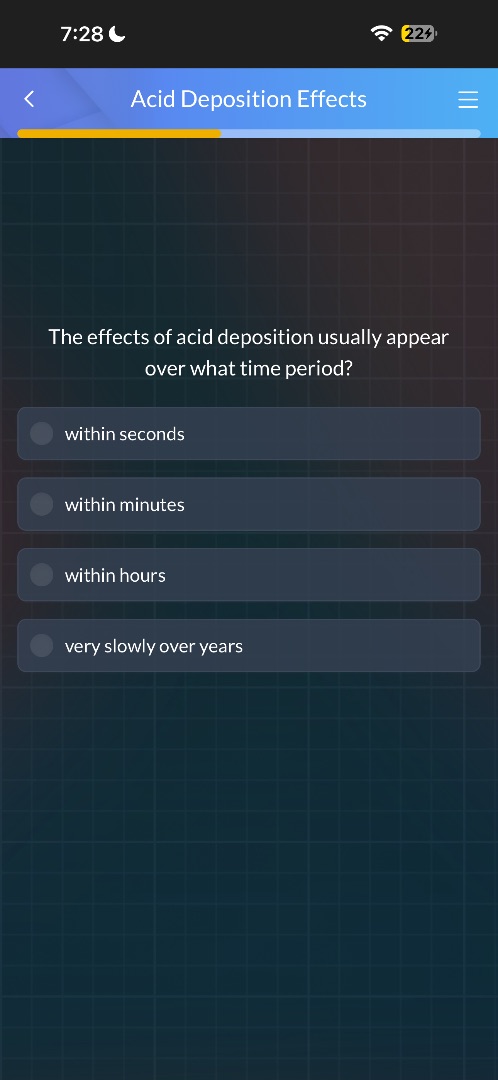 acid deposition effects the effects of acid deposition usually appear o…