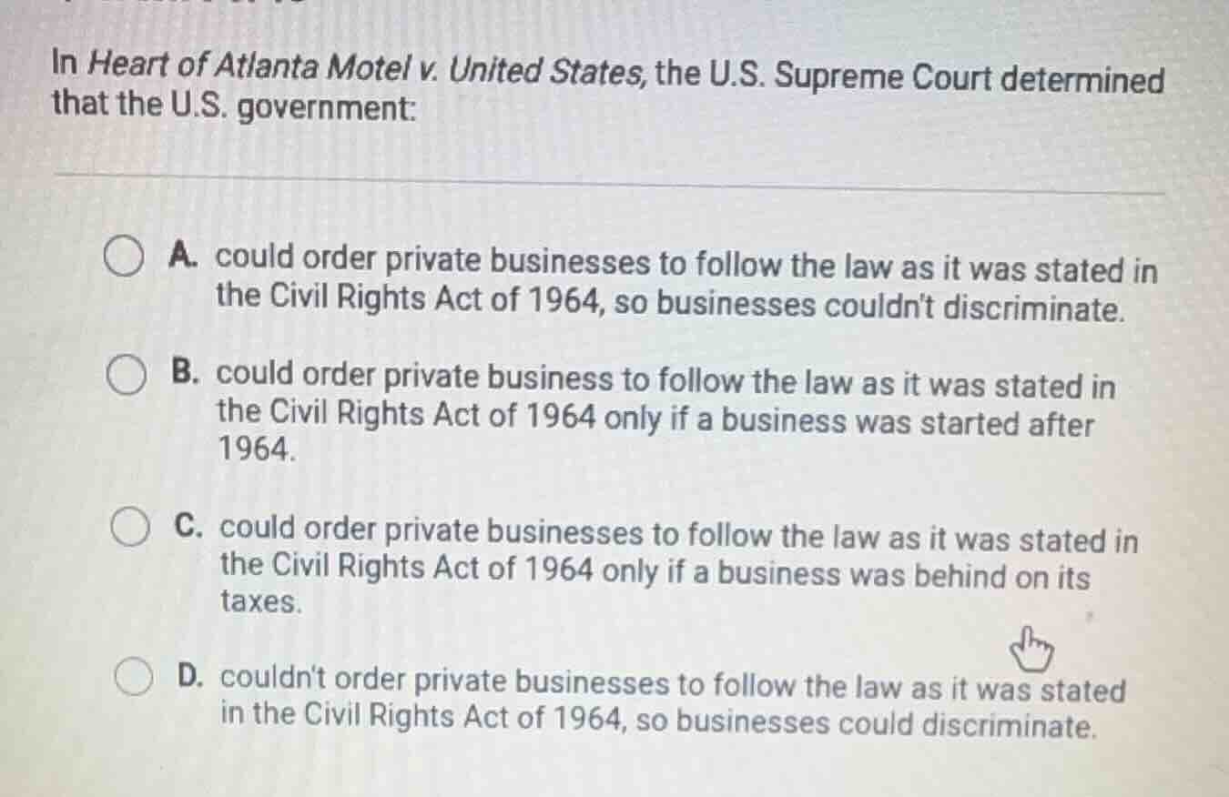 in heart of atlanta motel v. united states, the u.s. supreme court dete…