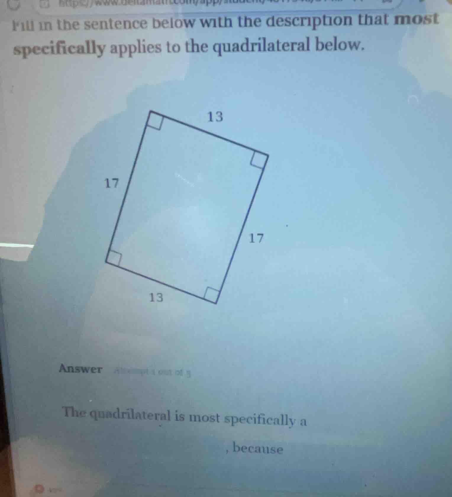 fill in the sentence below with the description that most specifically …