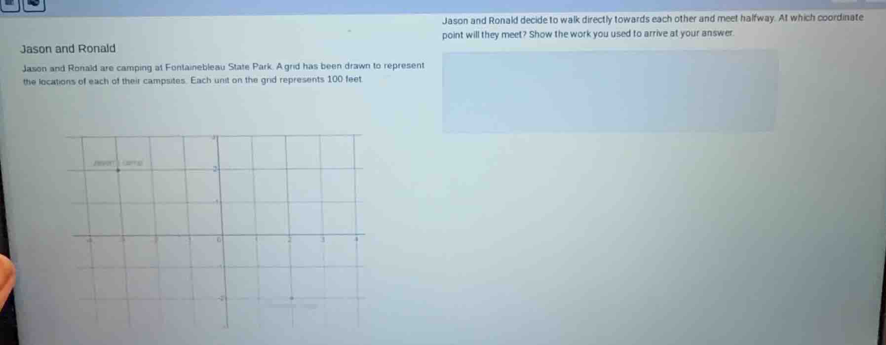 jason and ronald jason and ronald are camping at fontainebleau state pa…