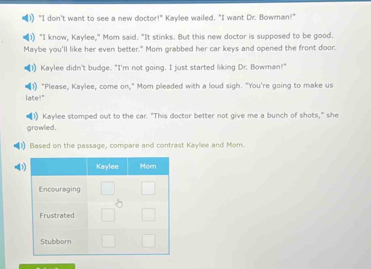 \i dont want to see a new doctor!\ kaylee wailed. \i want dr. bowman!\\…