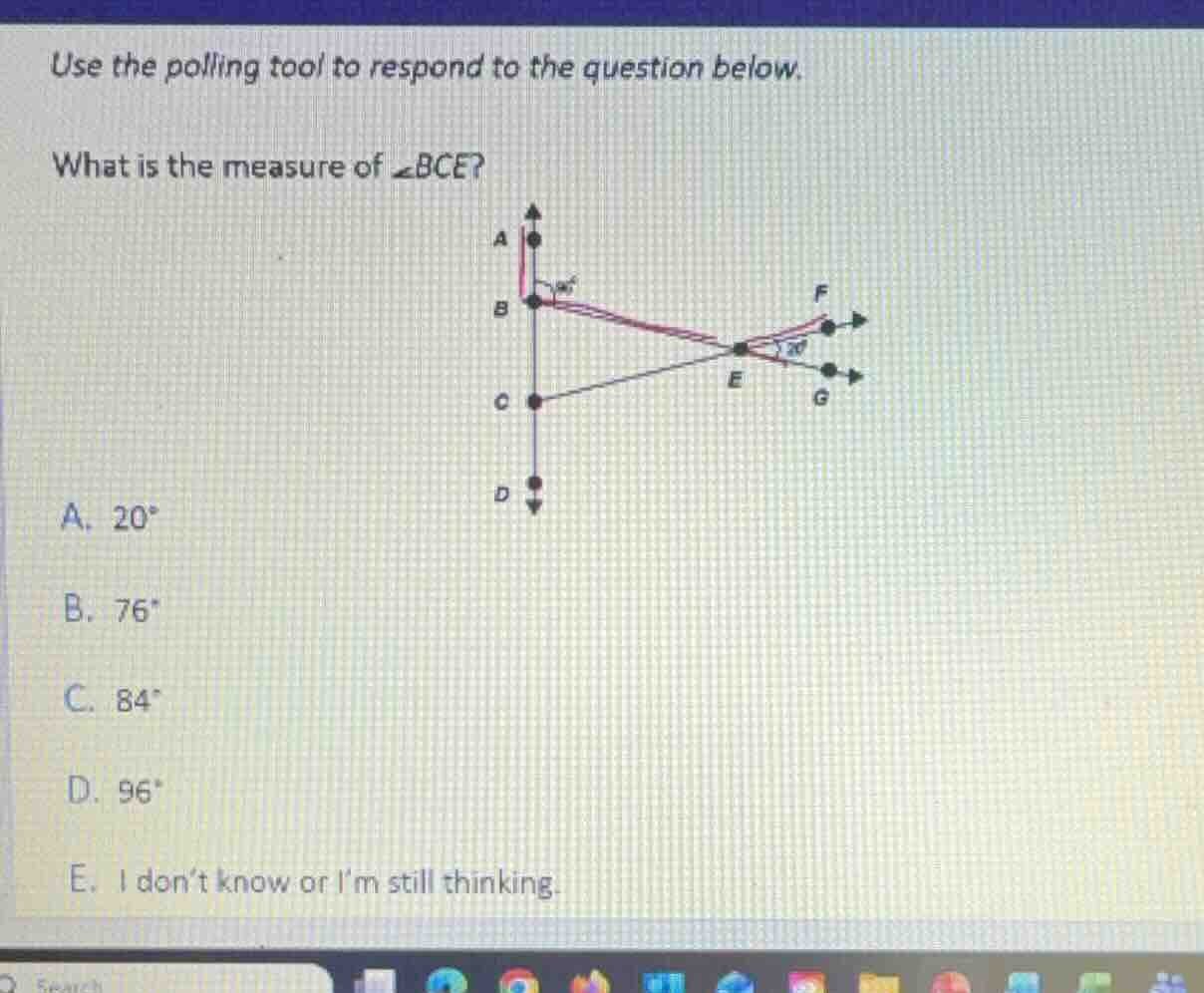 use the polling tool to respond to the question below. what is the meas…