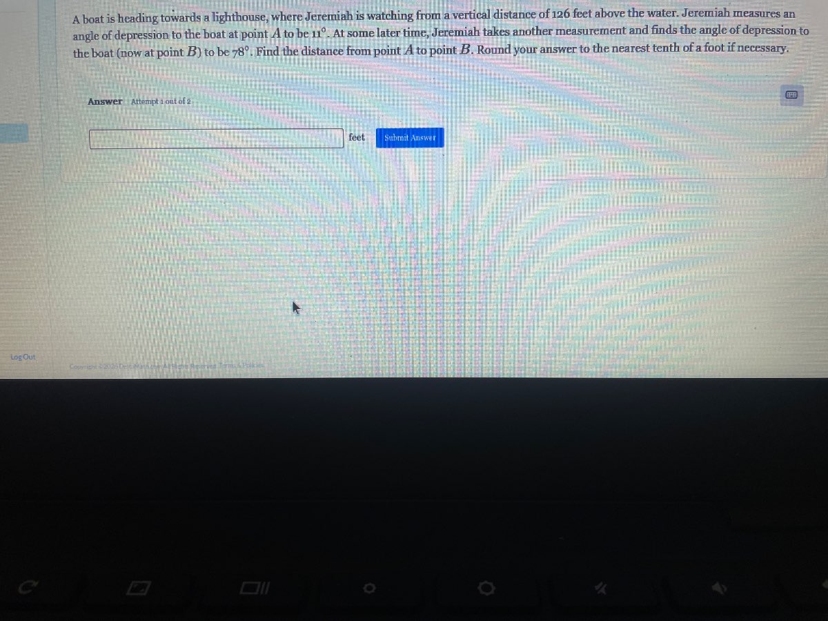 a boat is heading towards a lighthouse, where jeremiah is watching from…