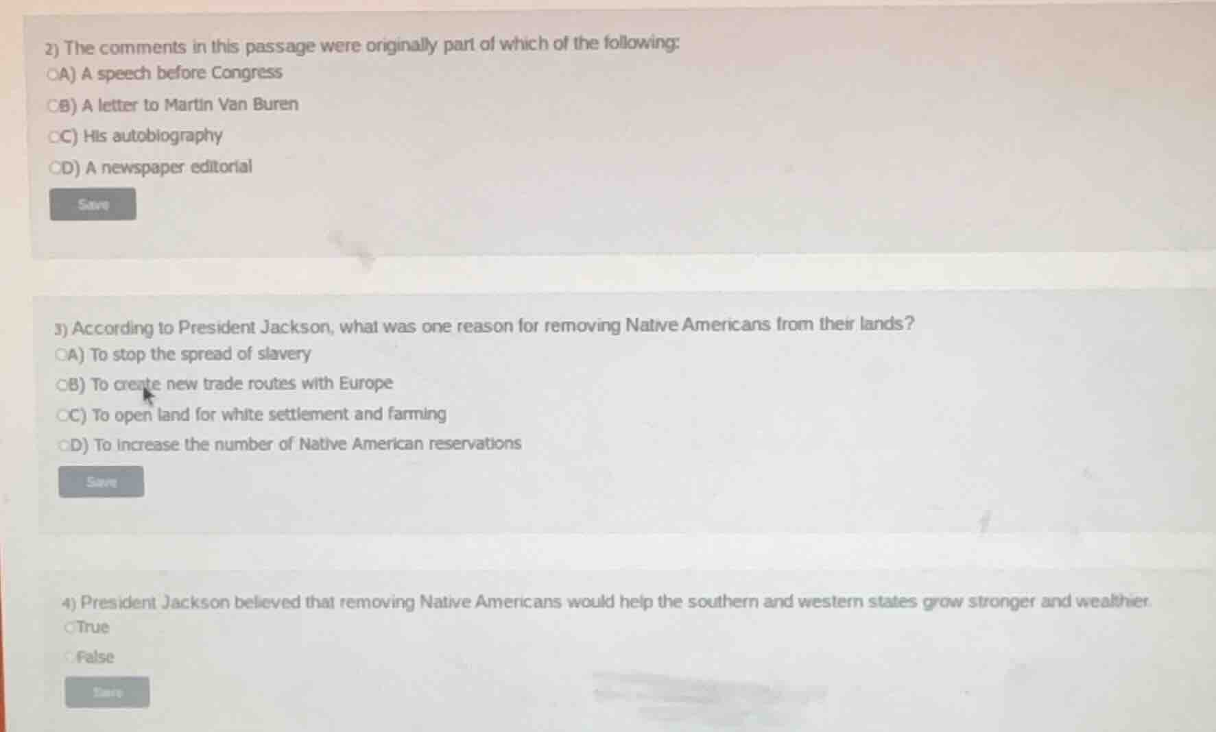 2) the comments in this passage were originally part of which of the fo…