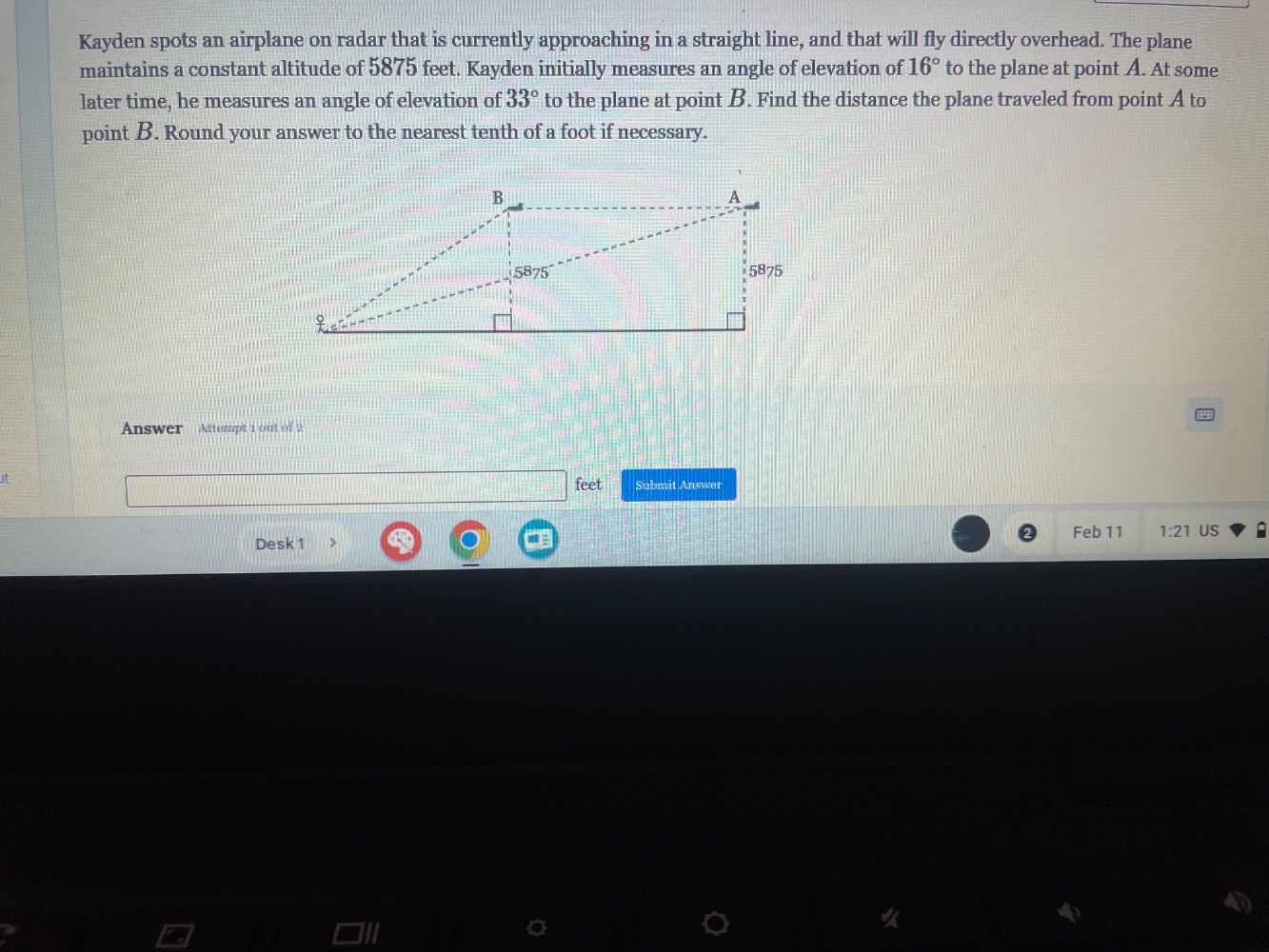 kayden spots an airplane on radar that is currently approaching in a st…