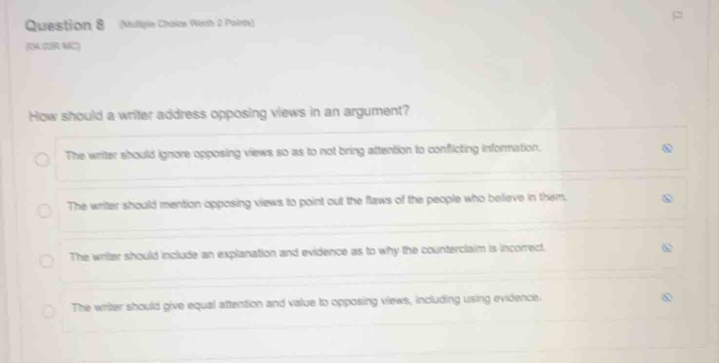 question 8 (multiple choice worth 2 points)(04.03r mc)how should a writ…