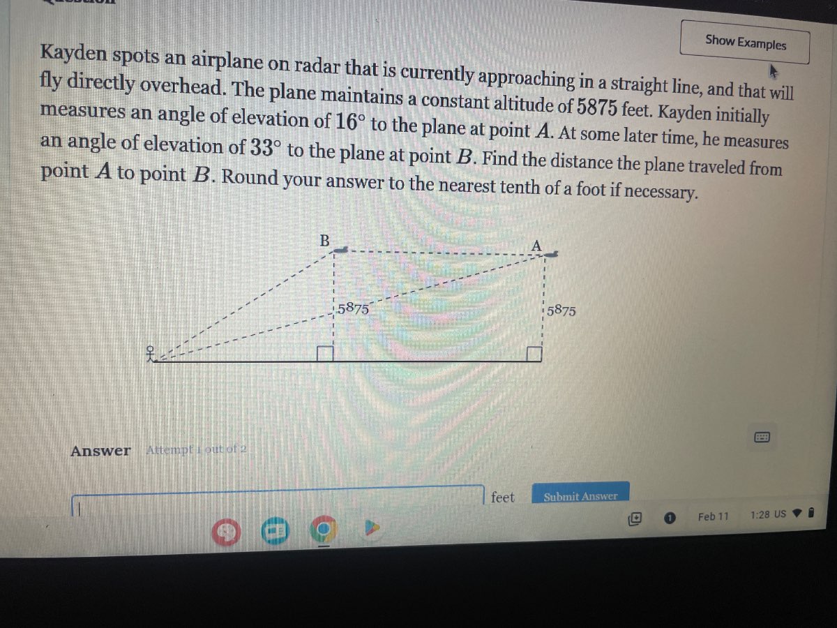 kayden spots an airplane on radar that is currently approaching in a st…